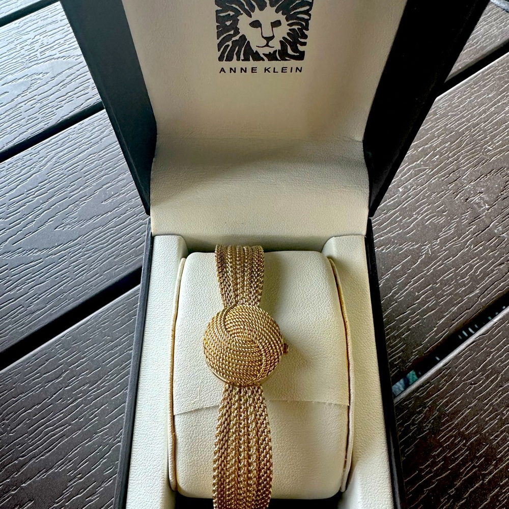 Anne Kline watch - gold finish